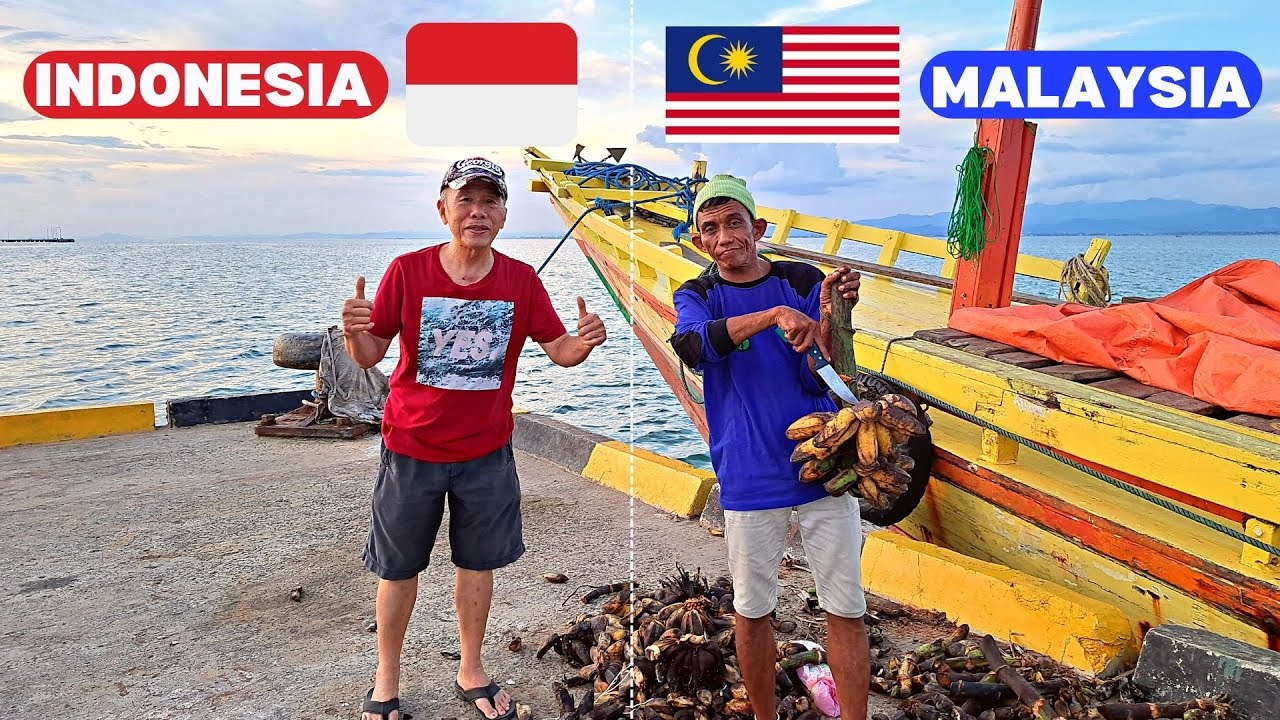 PULAU SEBATIK - One Small Island, Two Nations (Malaysia & Indonesia) - What Life is Like Here?