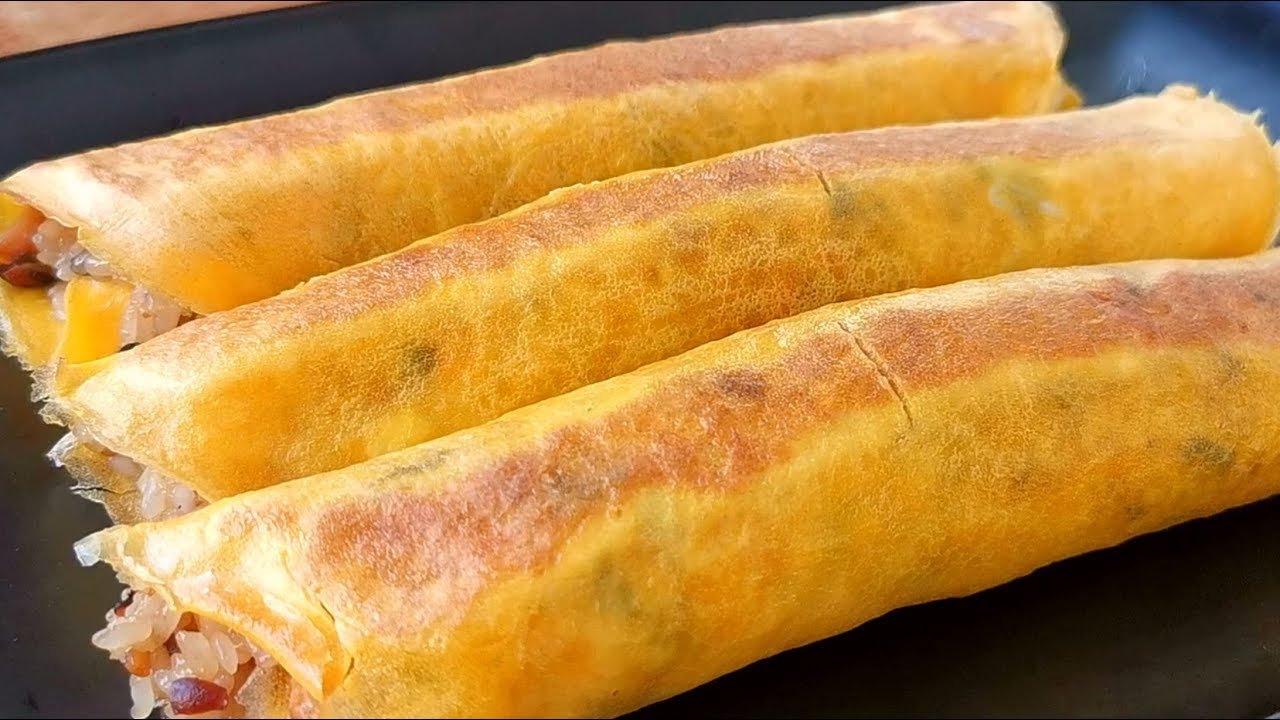 【小穎美食】自從學會糯米這樣做，我家早餐就沒買過，一蒸一卷，營養又解饞！