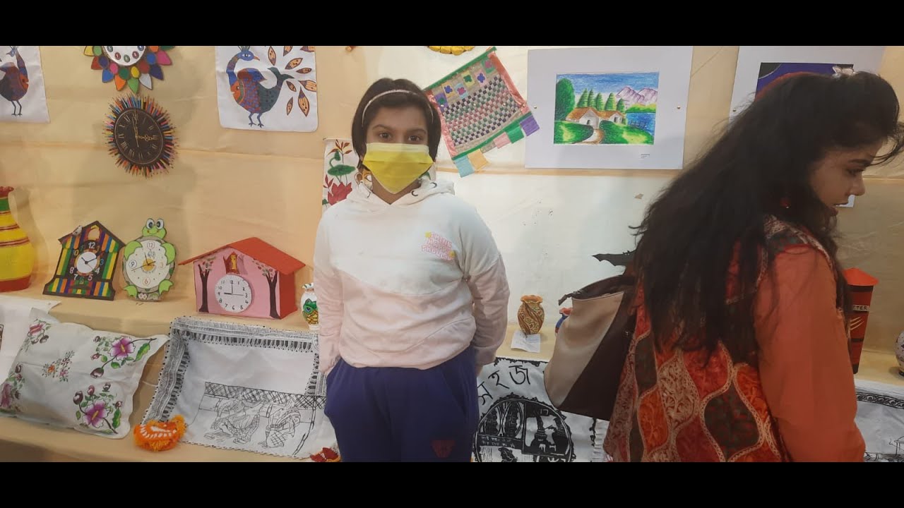 South Point er Art & Craft exhibition!Songe Karone Okarone#minivlog #viralvideo