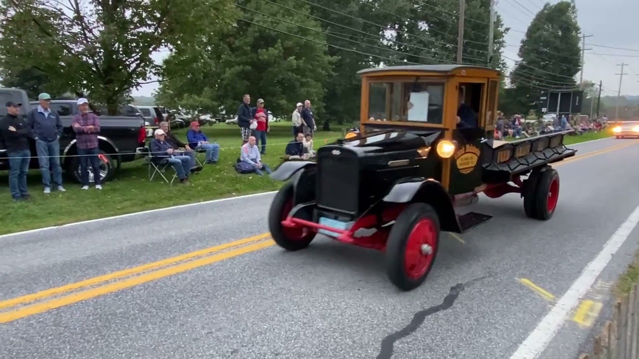 Hershey 2021 AACA Fall Meet Car Show Driving Onto The Show Field 10-09-2021