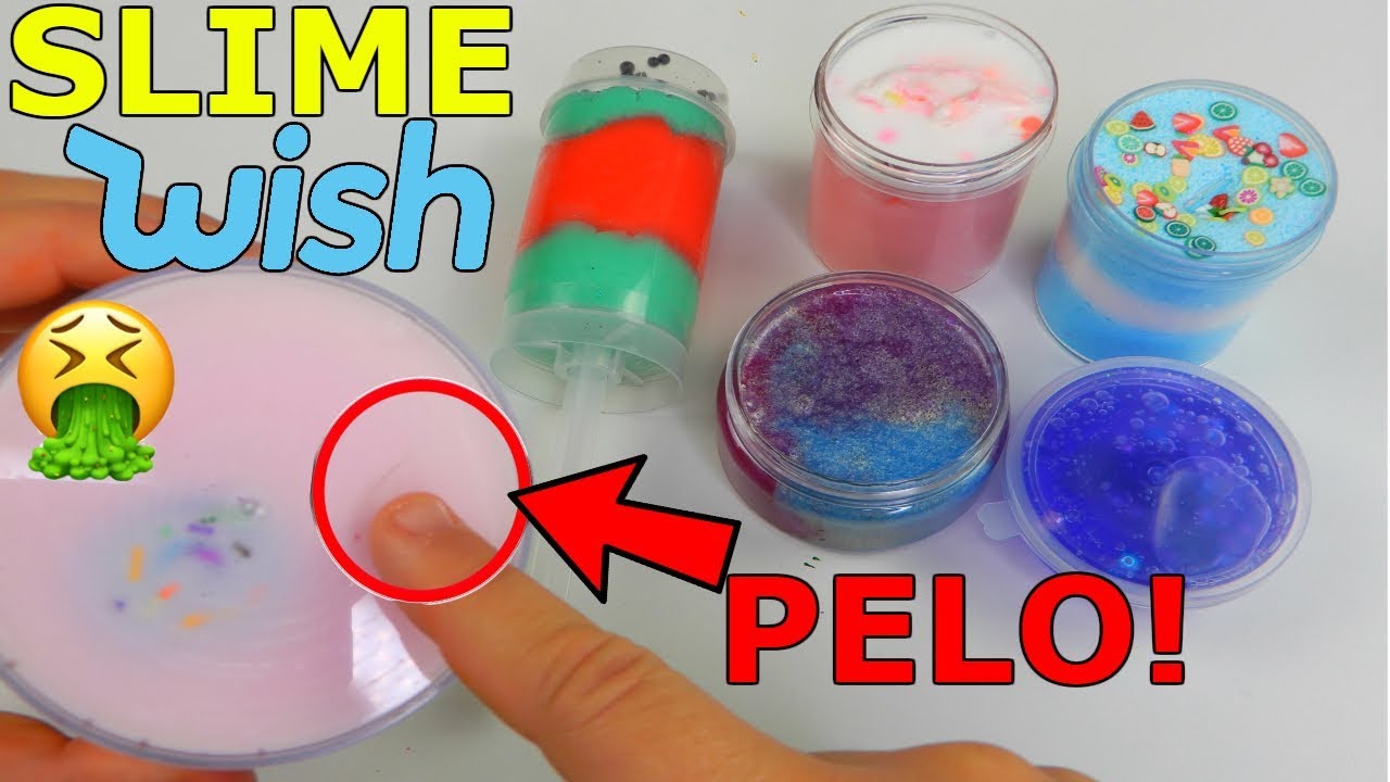 SLIME ad 1 EURO CINESI COMPRATI da WISH! PELI NELLO SLIME! Iolanda Sweets