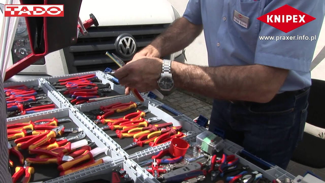 NARZEDZIA VDE KNIPEX dla instalatorów elektrycznych, szczypce, ściągacz izolacji, kombinerki