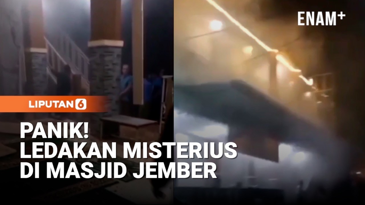 Ledakan Misterius Saat Tarawih Di Masjid Jember | Liputan6