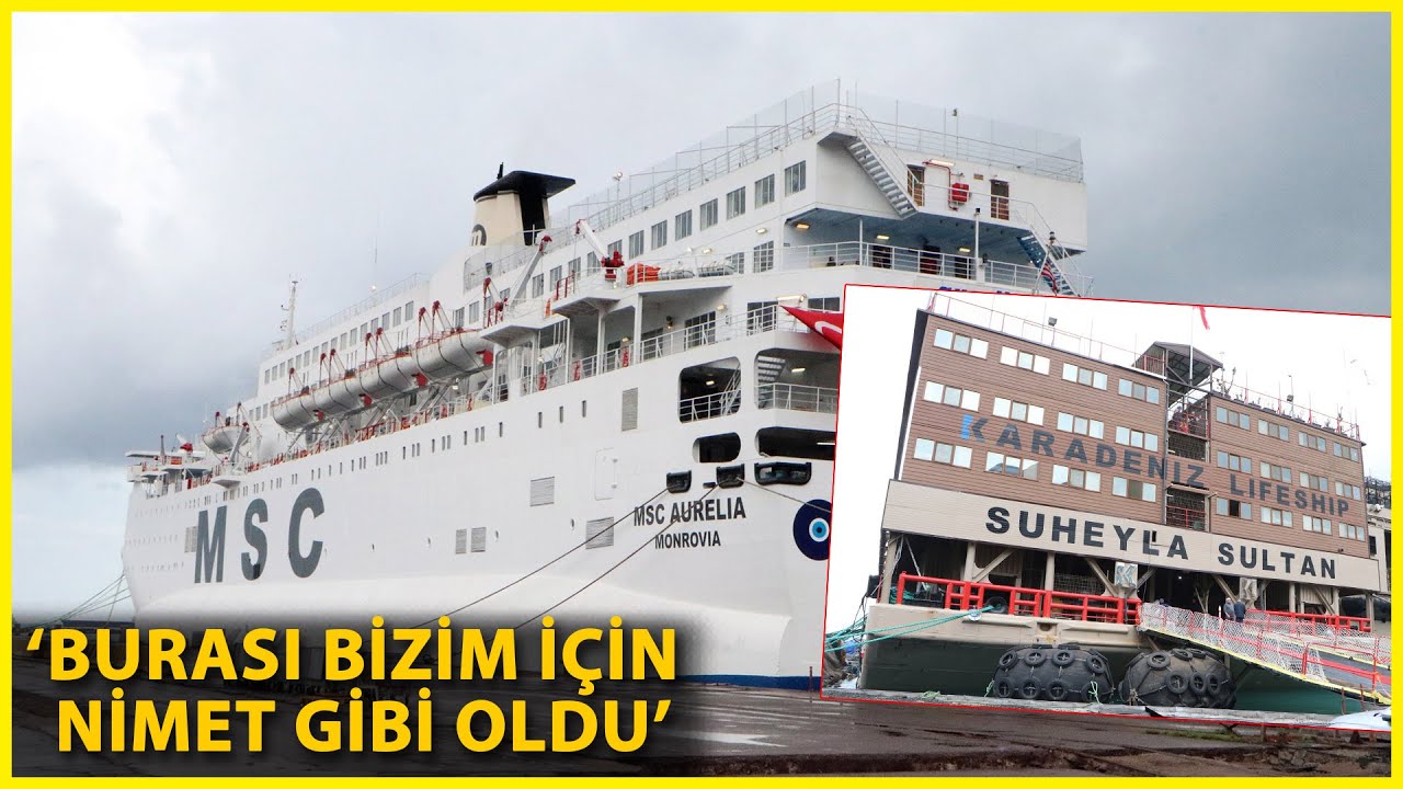 İskenderun Limanı'ndaki Gemilerde Depremzedelere 'Evlerinde Hissi' Yaşatmaya Çalışıyorlar