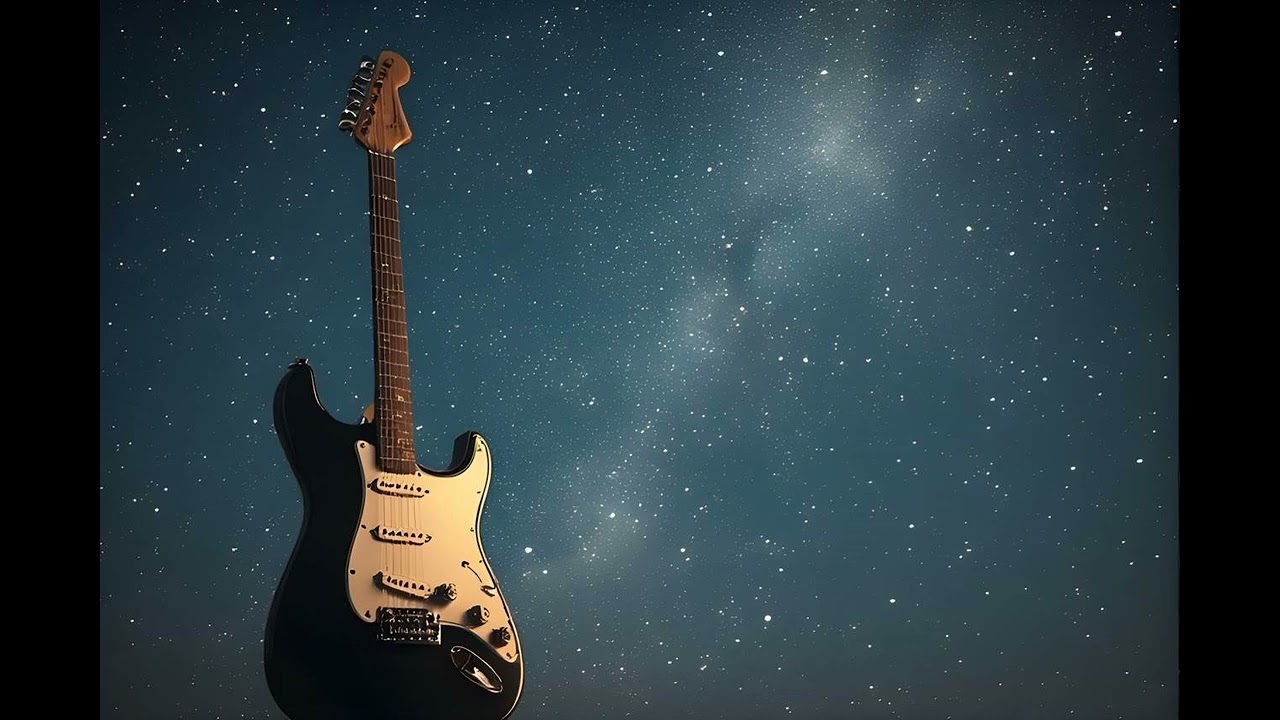 Guitar music on a starry night