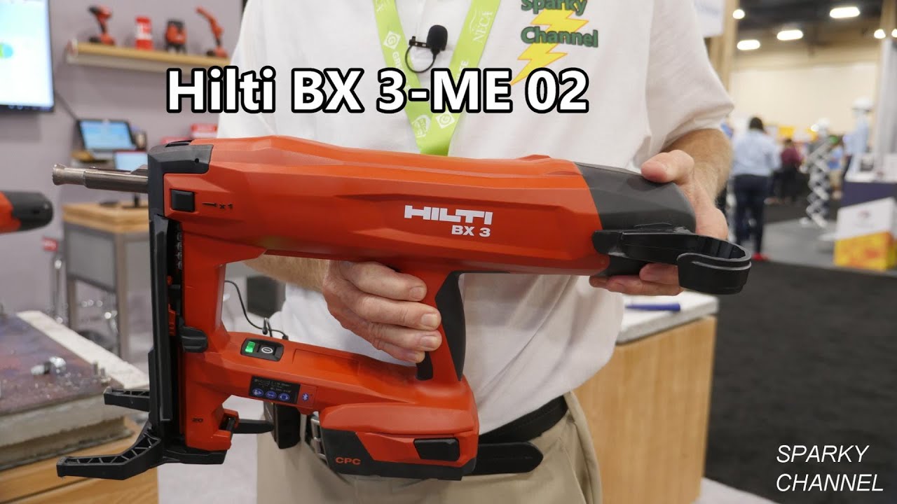 The Amazing Hilti BX3-ME 02 Cordless Concrete and Steel Nailer