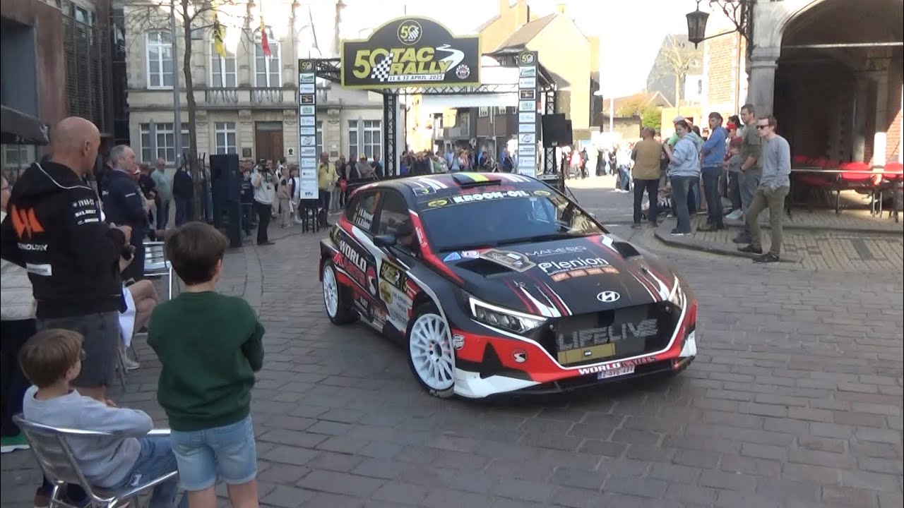 Walk through the service area & ceremonial start of the 50th TAC Rally in Tielt 2025