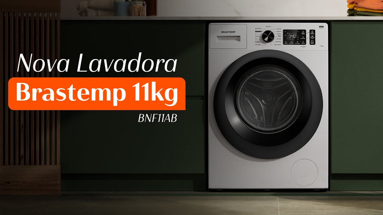 Nova Lavadora Brastemp 11kg - BNF11AB