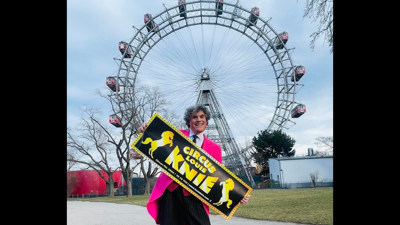 Clown Jimmy Folco im Prater in Wien - Circus Louis Knie 2022