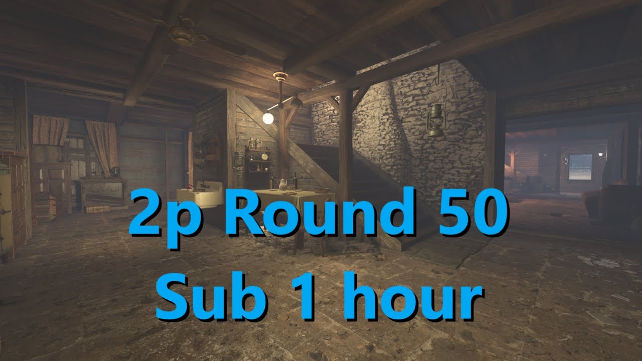 2p Groesten Haus Round 50 Speedrun WR :: 58m 5s