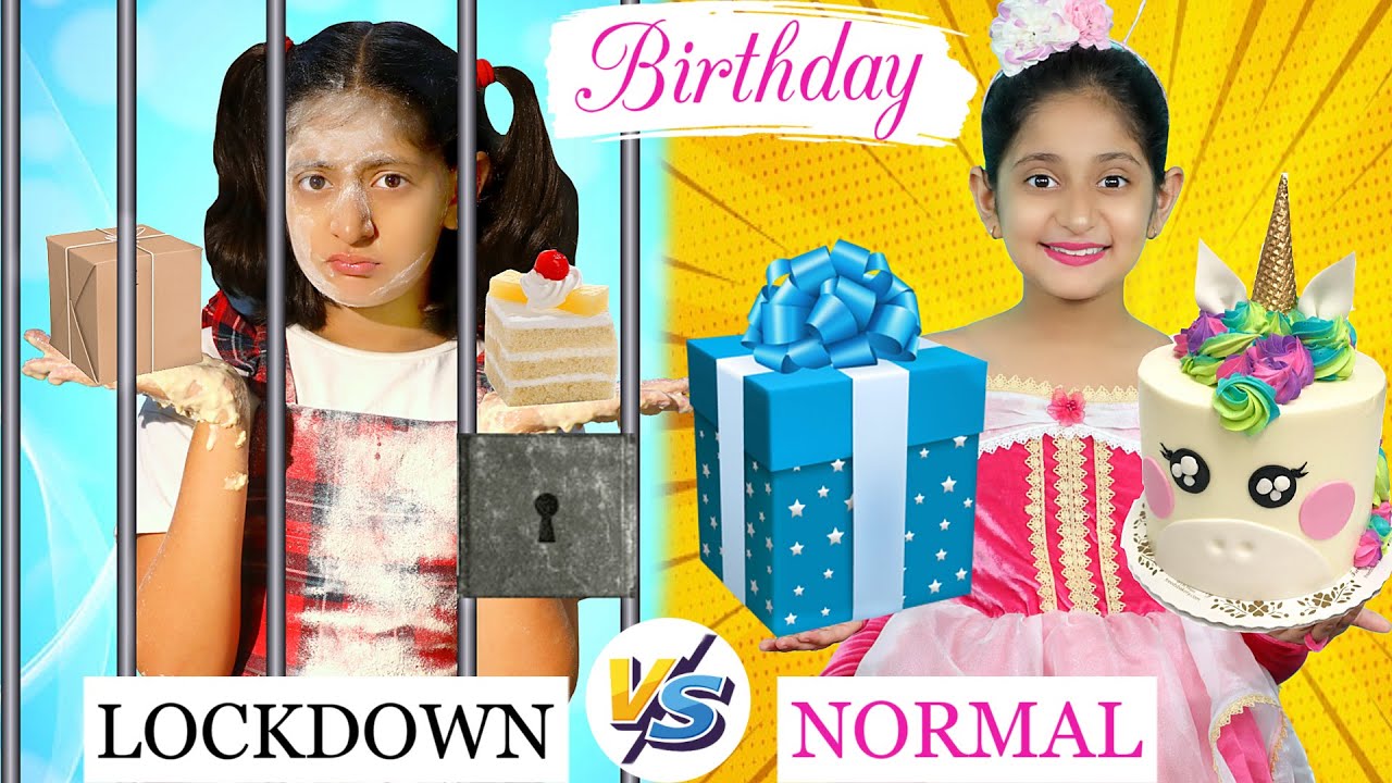 BIRTHDAY - Normal vs Lockdown | A Short Moral Story | MyMissAnand