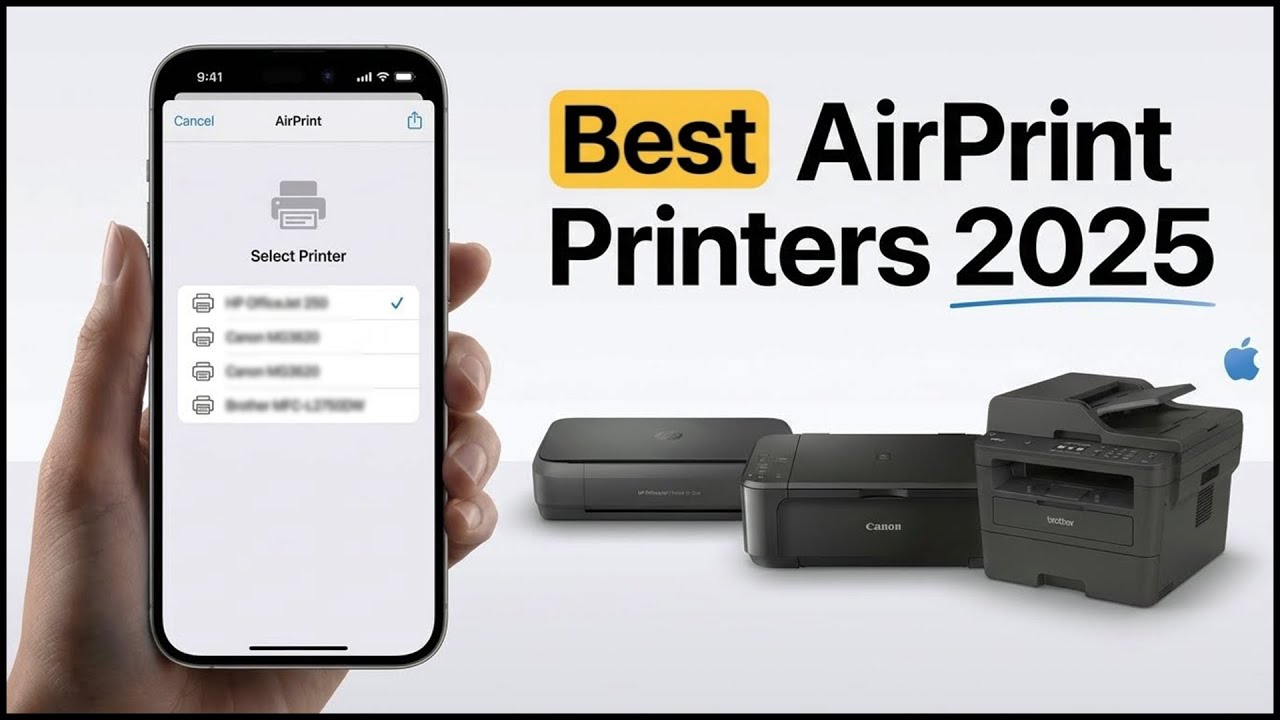 Лучший принтер AirPrint 2025 года (для iPhone, iPad и Mac)