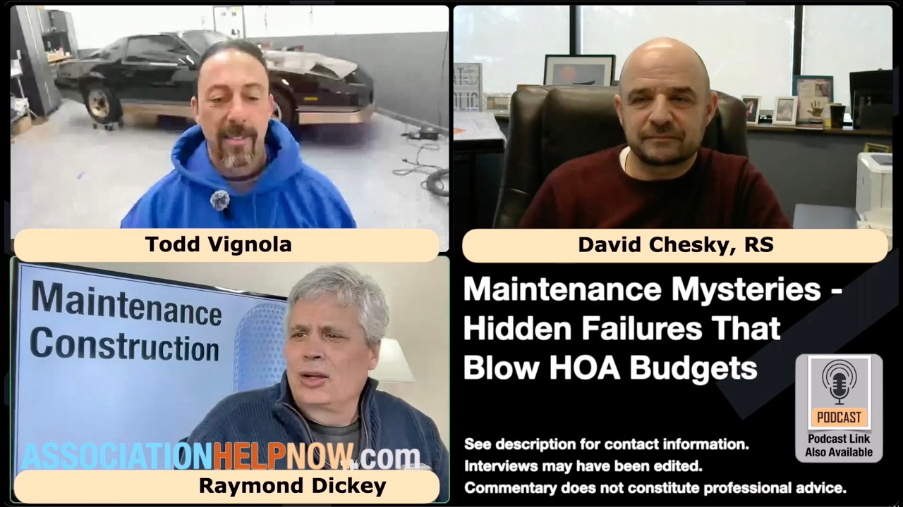 Maintenance Mysteries - The Hidden Failures That Blow HOA Budgets