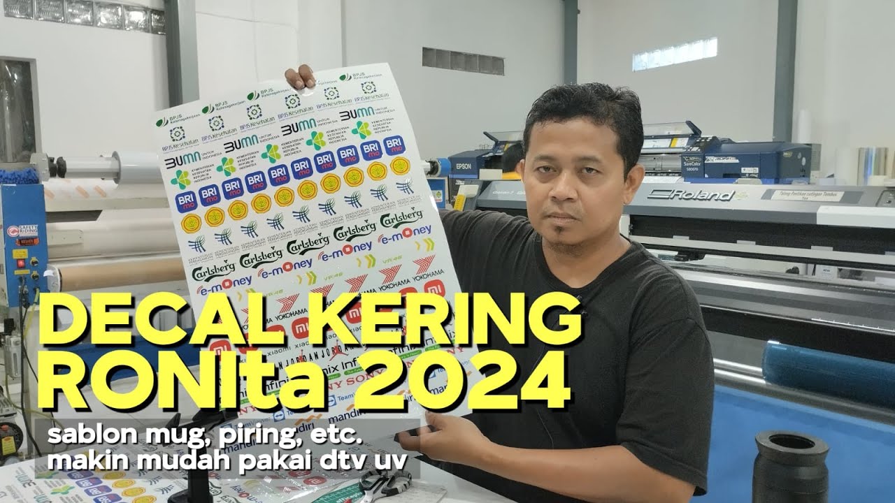 Kupas Tuntas DTF UV / Stiker Sablon / Decal Kering RONIta 2024 - Mulai Terori Sampe Demo Pasangnya