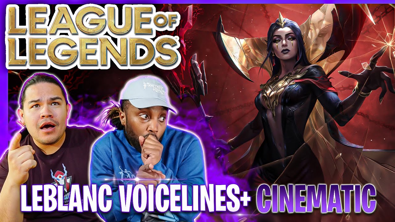 Leblanc - The Deceiver || Cinematic & Voice Lines || League Reactions