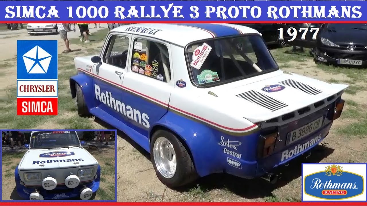 ✅Simca 1000 Rallye 3 Proto Rothmans 1977 года. #simca1000