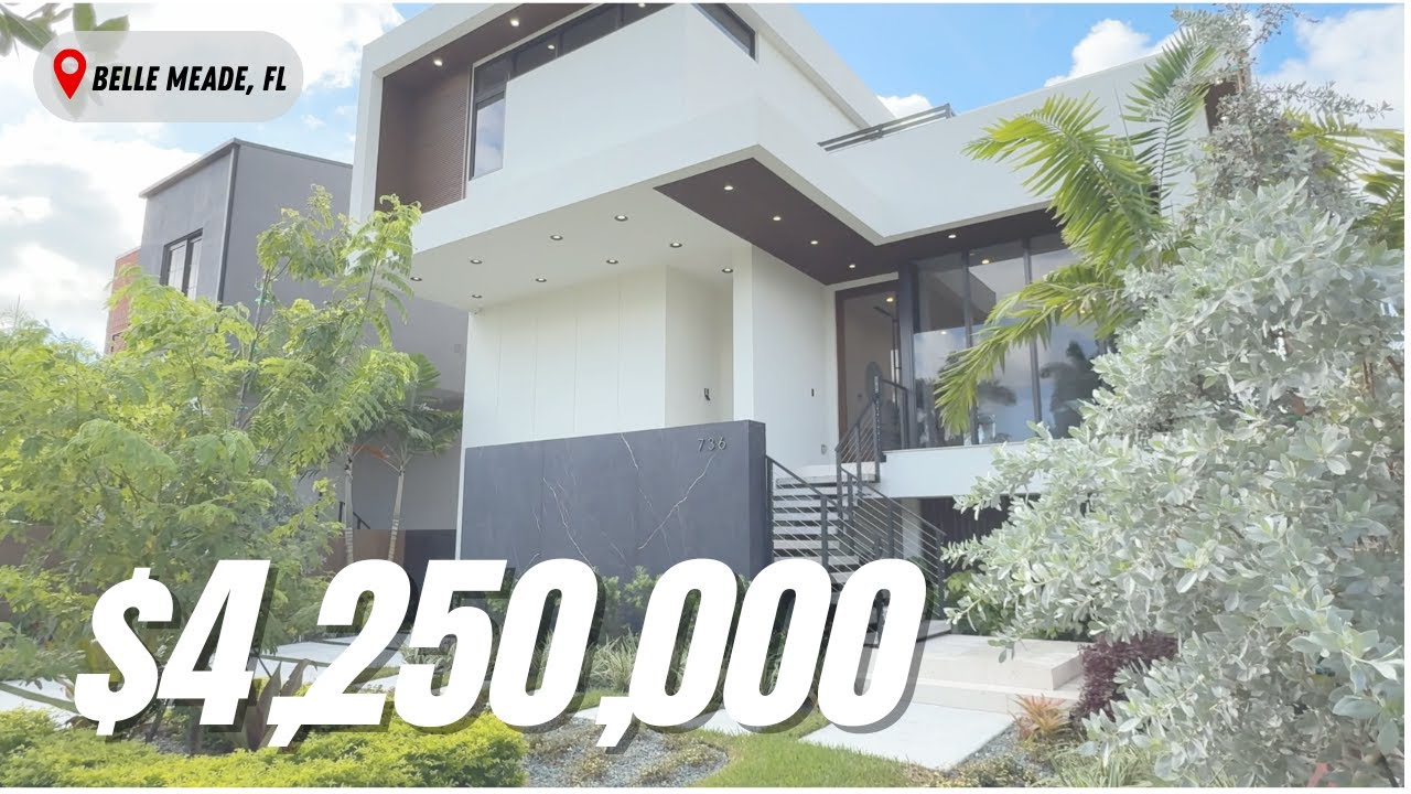 New Walk Through of Belle Meade New Construction 736 NE 77th St, Miami, FL