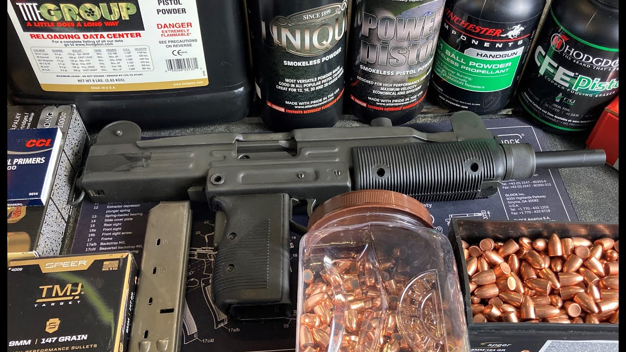 Mega 9mm Reloading Project Preview - 115-124-147g Bullets - Powders - Primers - Brass