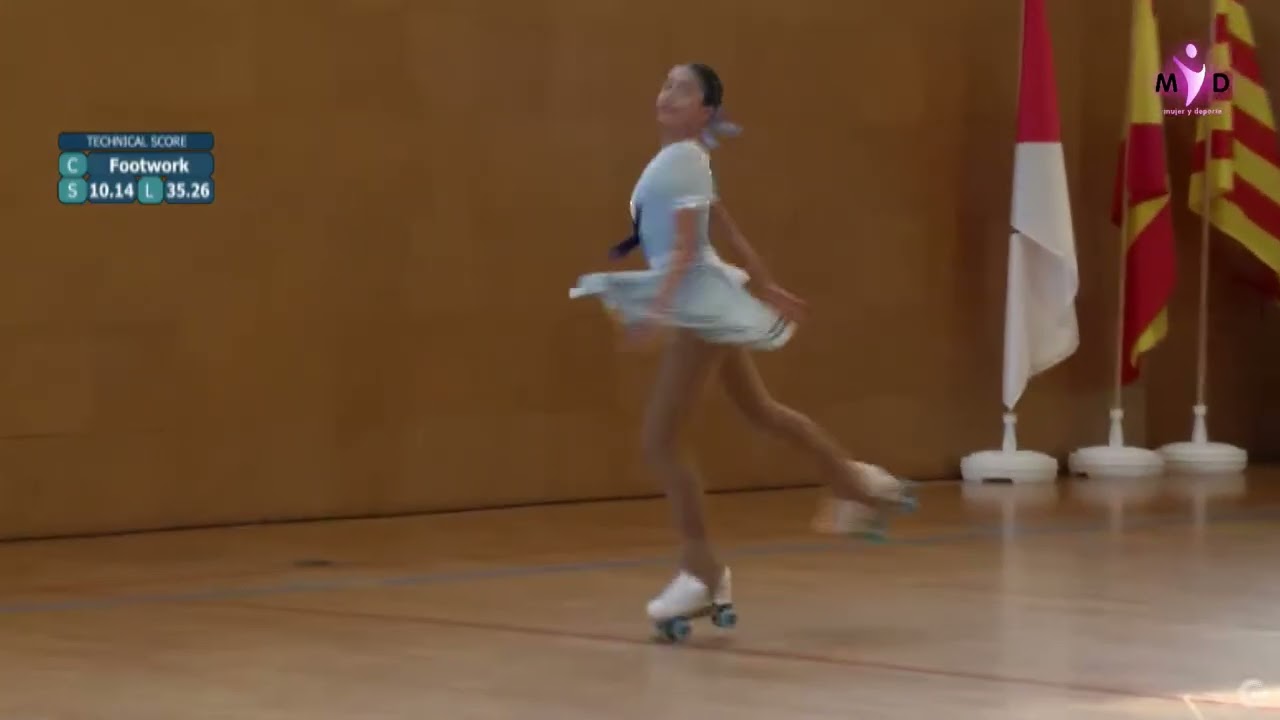 LÍA ALCALDE (GAL) - CTO ESPAÑA 2025 - 11º place,  infantil ladies (free program)