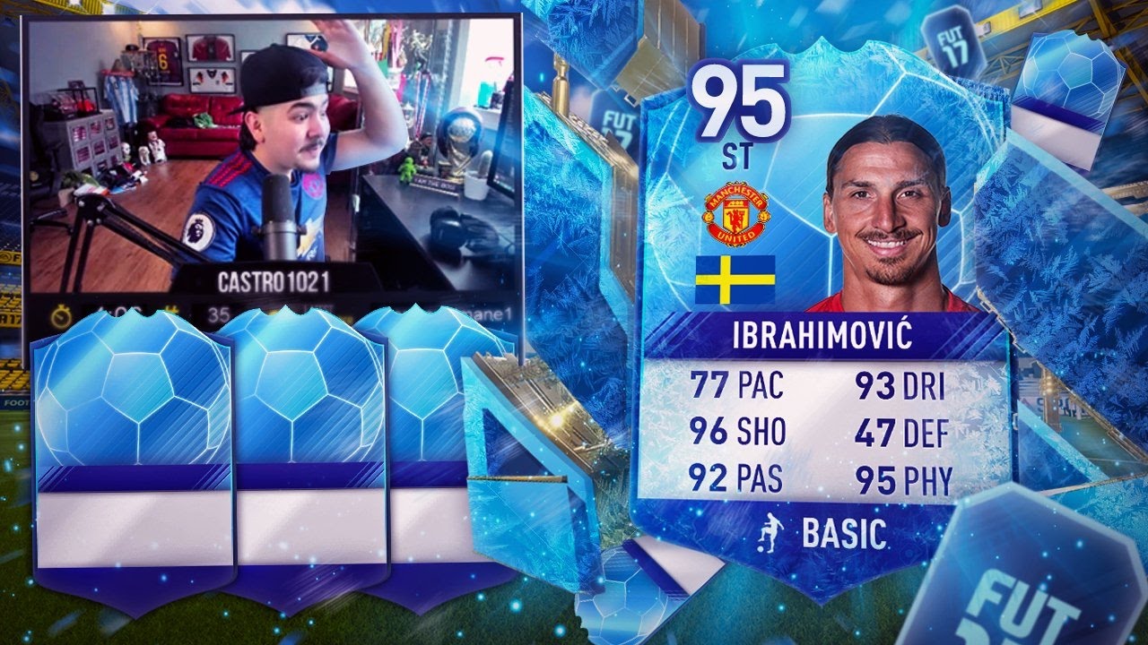 95 IBRA IN A PACK! 5 BLUE TOTT WALKOUTS! FIFA 17