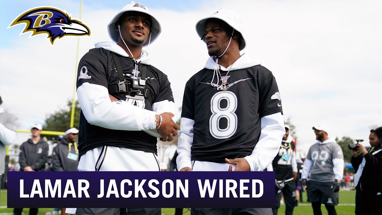 Lamar Jackson Wired at the Pro Bowl | Baltimore Ravens