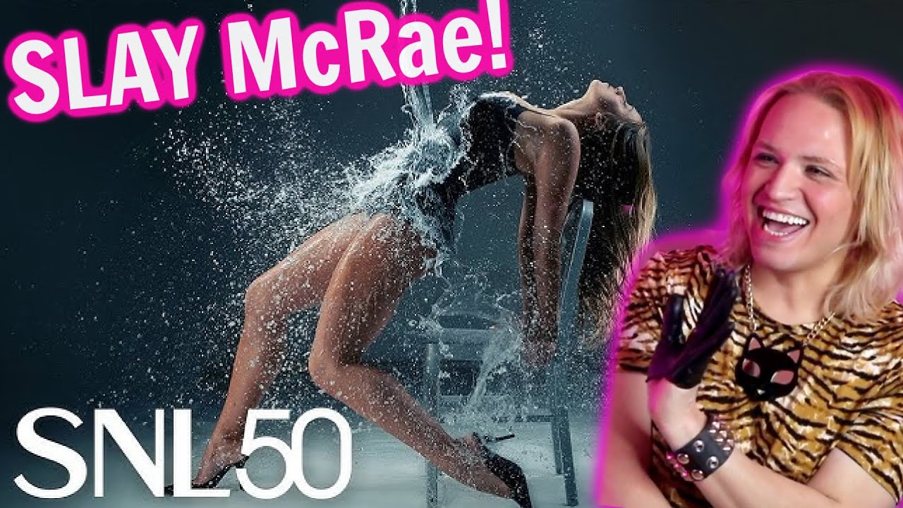 Tate McRae   Sports car Live from Saturday Night Live  REACTION