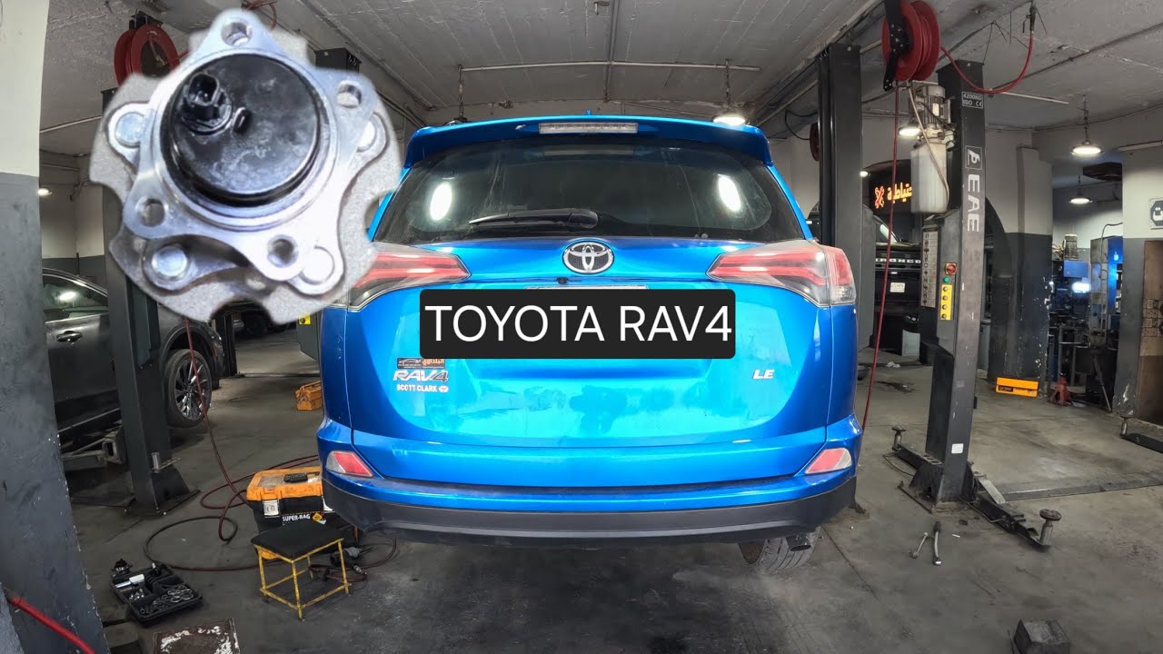 C&oacute;mo reemplazar el rodamiento del cubo de la rueda trasera ... Toyota RAV4 2006-2018