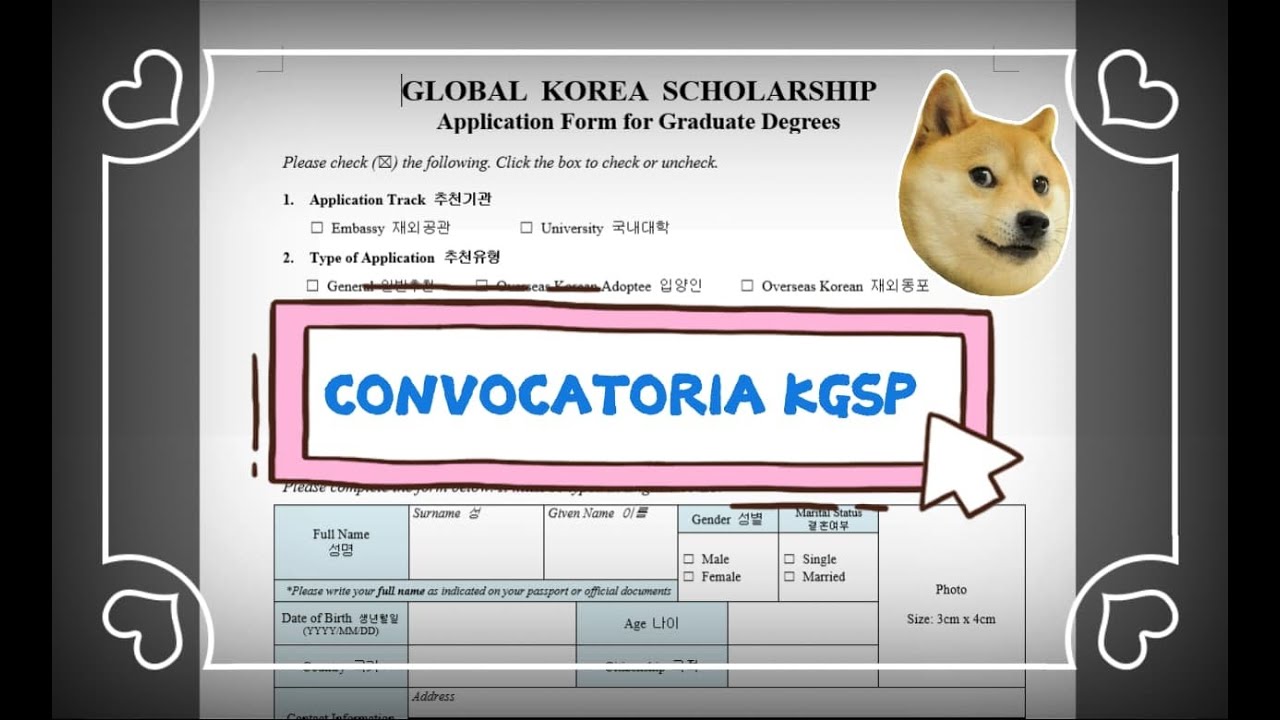Beca KGSP/GKS Dónde descargar la convocatoria!! // Estudia en Corea!