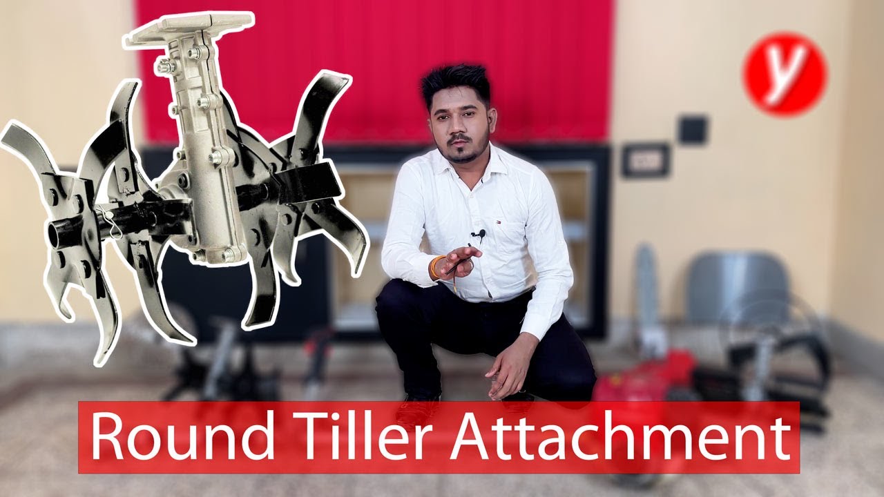 How to Install Round Tiller Attachment in Brush Cutter