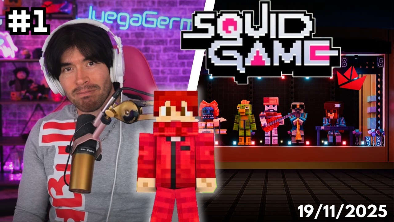 SQUID CRAFT 4 día 1 y ultimo si muero jajaja | Stream Completo | German Garmendia HD