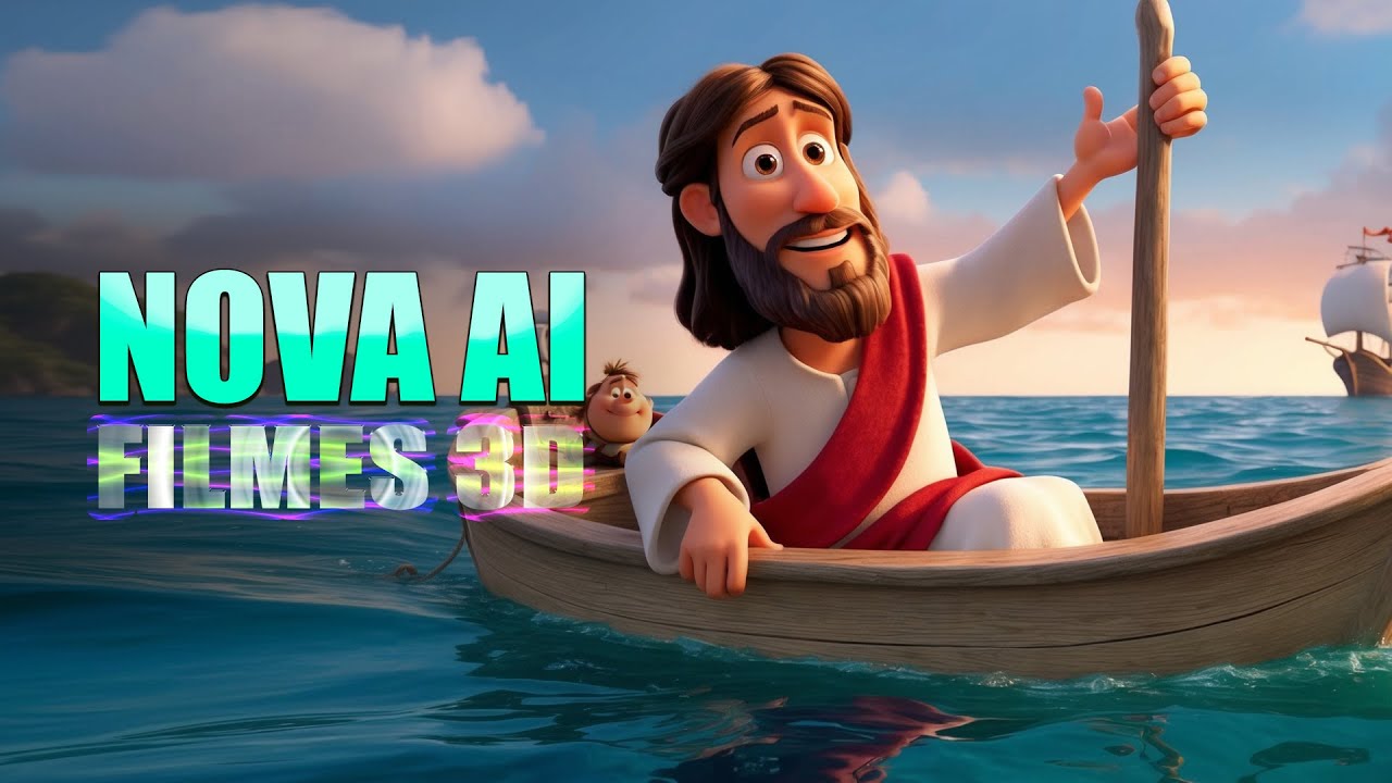 Melhor INTELIGÊNCIA ARTIFICIAL pra criar VÍDEOS de I.A 3D Disney Animation! pra YOUTUBE ( Bíblico )
