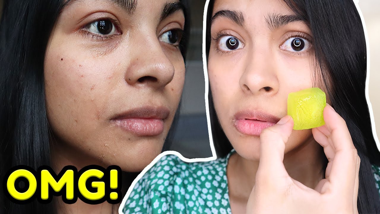 I tried GREEN TEA ICE CUBES FOR 7 DAYS & THIS IS WHAT HAPPENED!