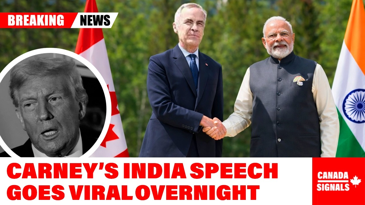 JUST IN: Carney CUTS OFF Trump's Policies In His First Ever Speech In Mumbai