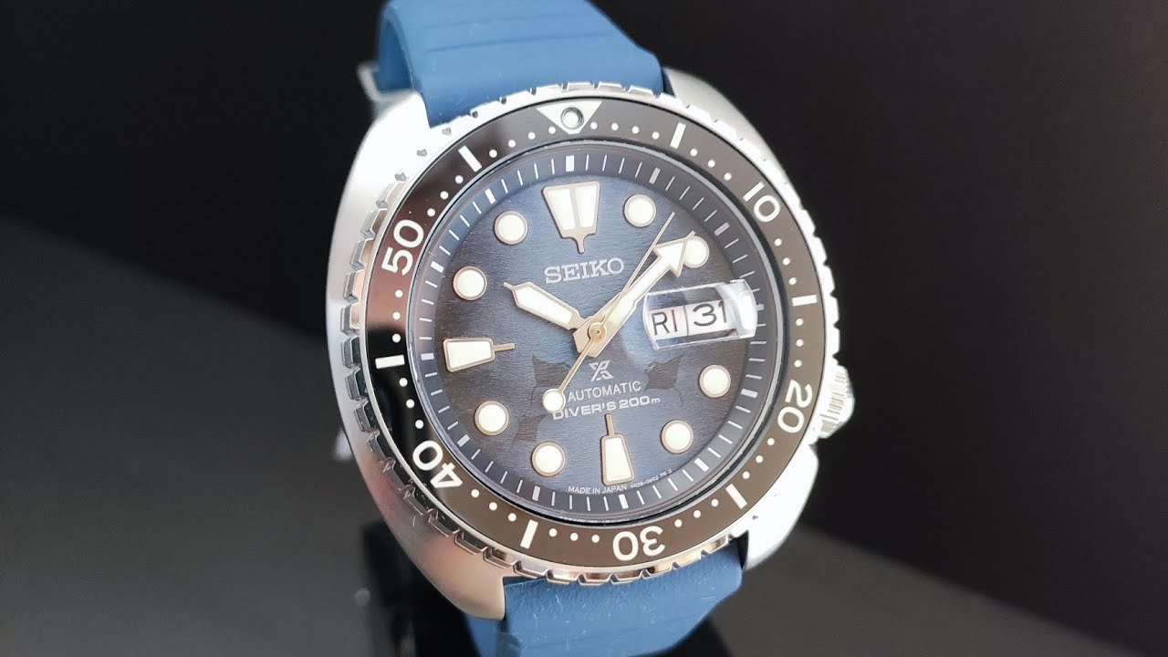 Часы Seiko Prospex King Turtle Save the Ocean Dark Manta Special Edition SRPF77 Made in Japan