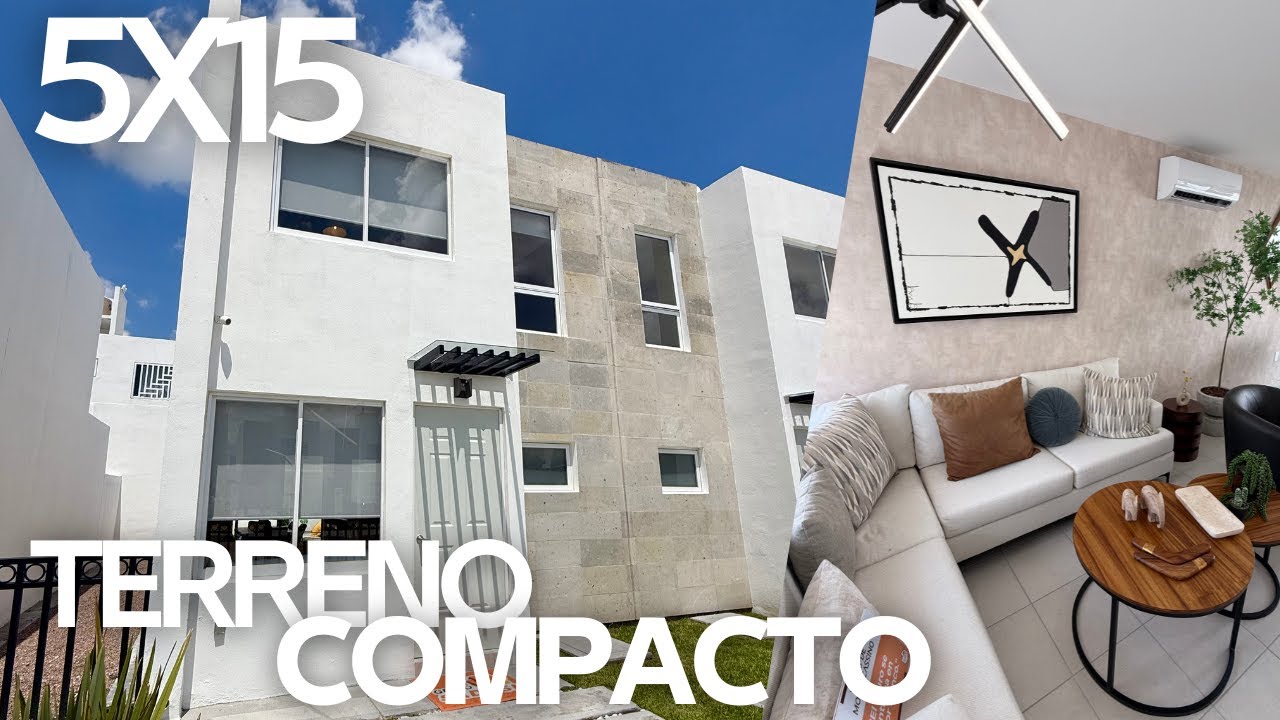 TERRENO 5 X 15 | ¿Que se puede hacer en un terreno así? | 75 m2