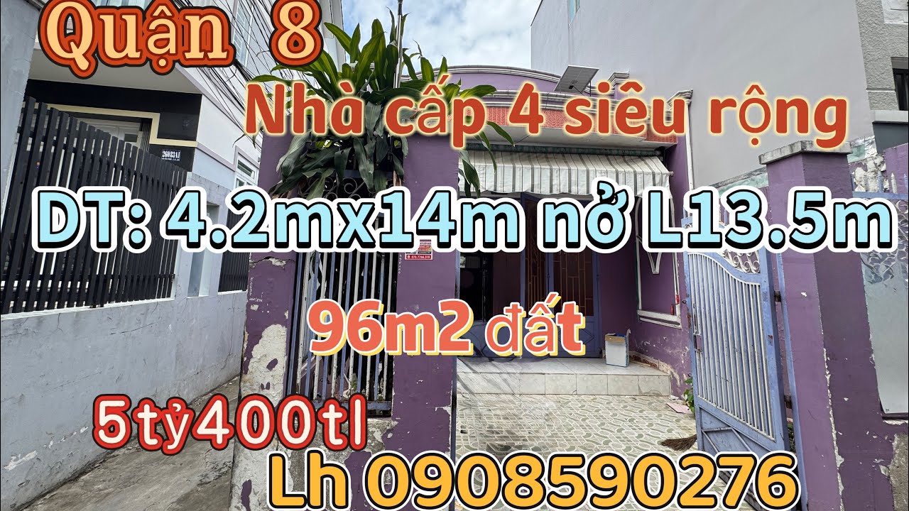 💥Siêu Phẩm Đầu Năm Lưu Hữu Phước Q.8 Nhà Cấp 4 Siêu Rộng Chủ Kẹt Bán Quá Rẻ Hẻm Xe hơi Kinh Doanh
