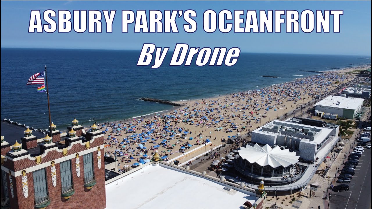 Asbury Park Beach Drone Video: Summer 2024