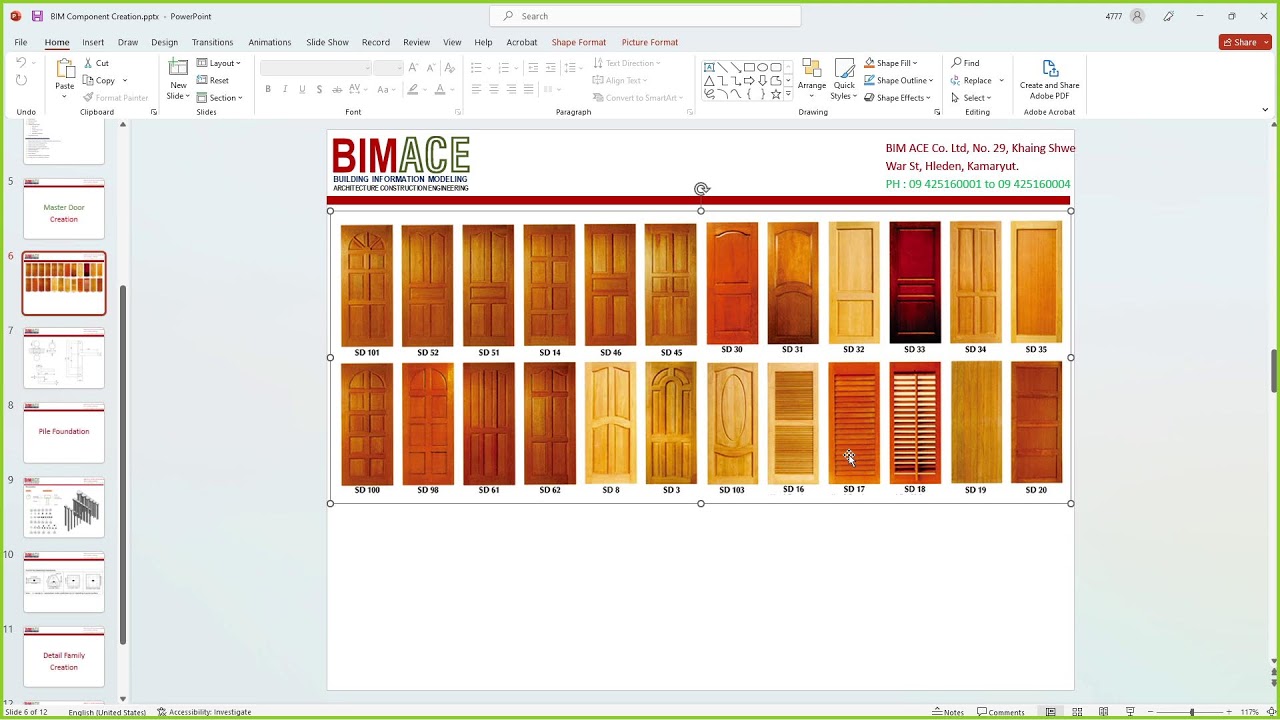 BIm ACE - BIM Component (Revit Ramily) Library Creation Class - Day 02
