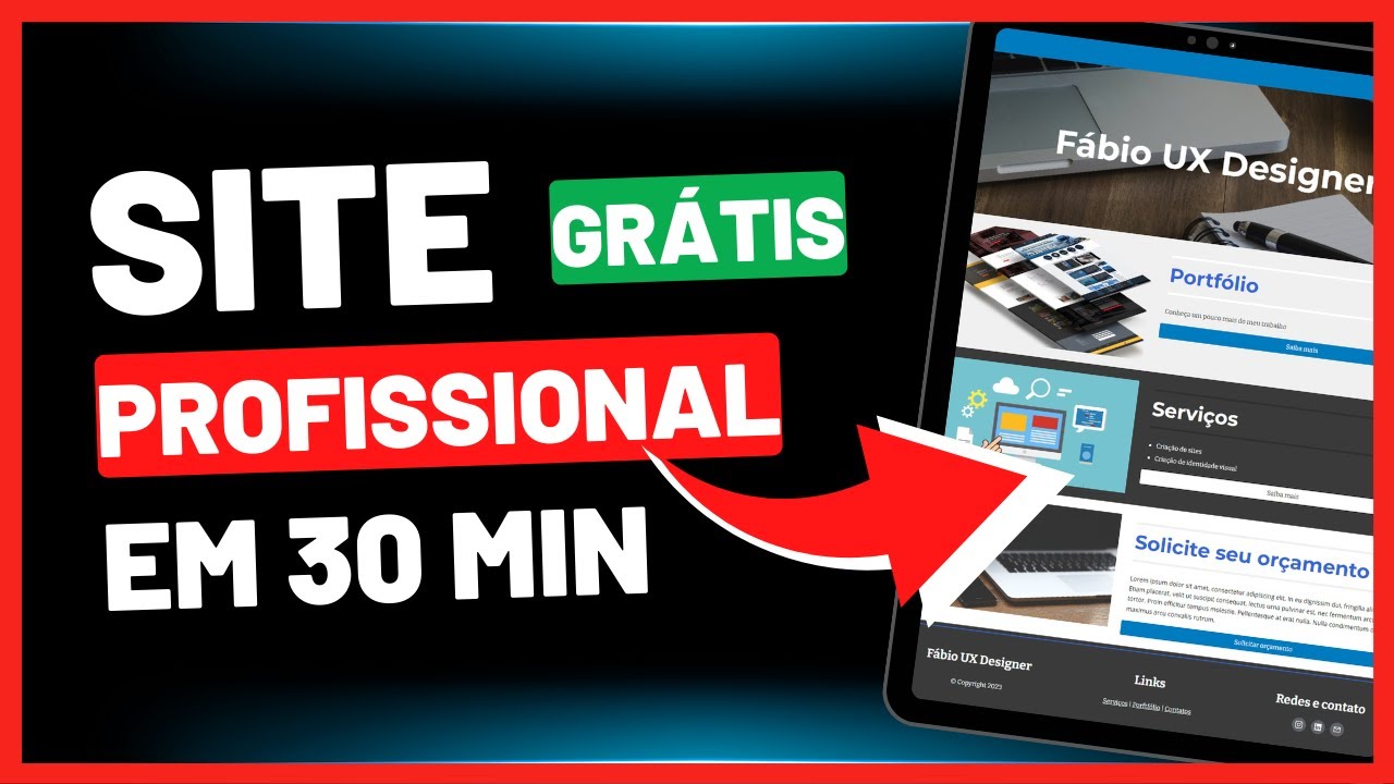 ✅ COMO FAZER UM SITE PROFISSIONAL Do ZERO Com o Google Sites (2023)