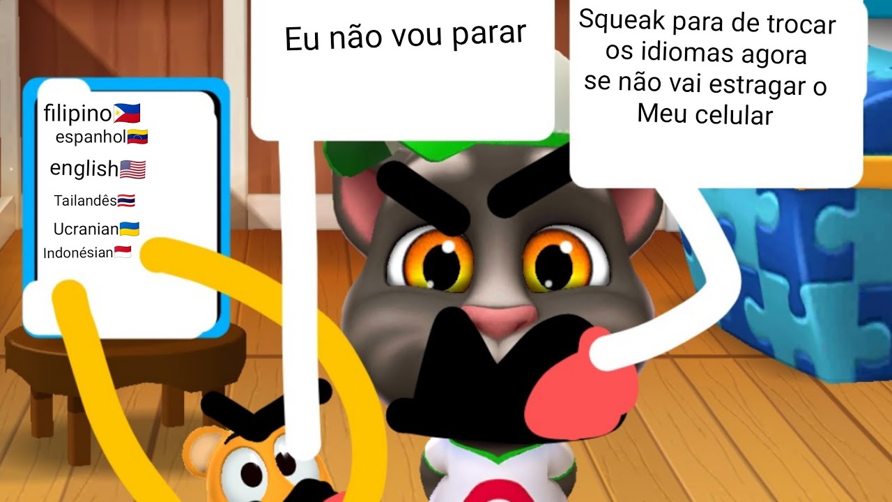 squeak em| o squeak não quer parar de trocar o idiomas🏴 de video de youtube
