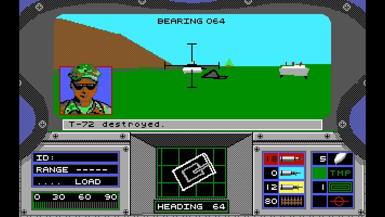 Abrams Battle Tank (PC/DOS) Mossel Intercept, 1988-89, Dynamix, EA