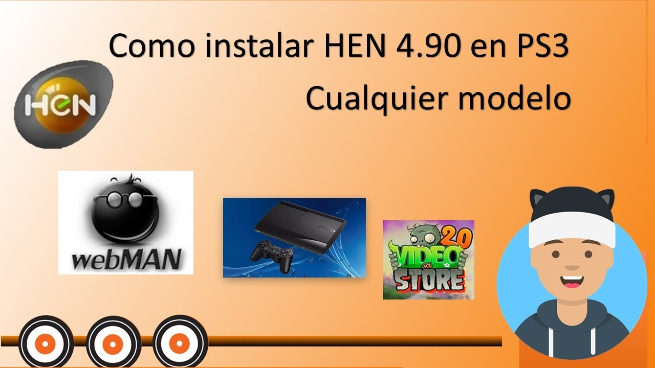 Tutorial Como instalar hen 4.90 y webman en PS3/solución a hen congelado/crear cuenta PSN/15m firmas