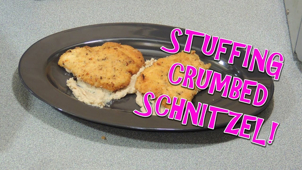 Stuffing Crumbed Schnitzel (in Bacon oil) Recipe - Cook with K.P SE4 EP34