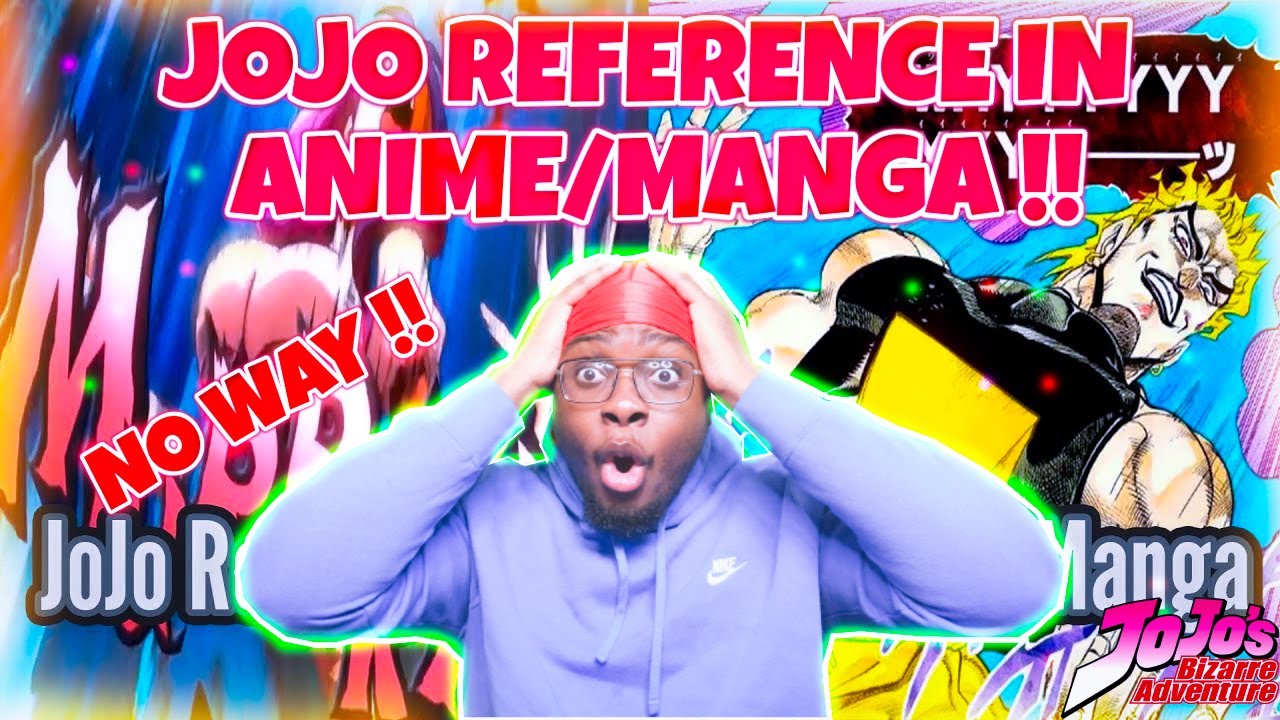 JOJO REFERENCES IN ANIME & MANGA VS ORIGINAL JOJO MATERIAL REQUIEM REACTION! NON JOJO FAN REACTS