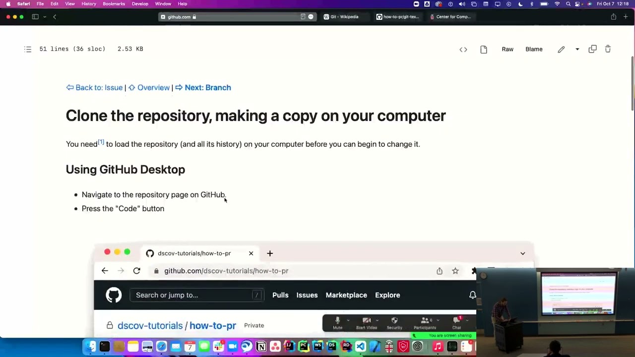 DSCoV Workshop: How to Pull Request (10/07/22)
