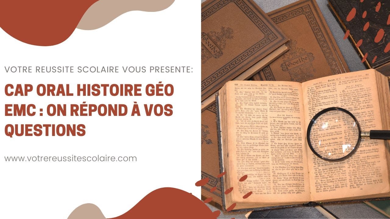 CAP oral en Histoire Géo et EMC : on répond à vos questions