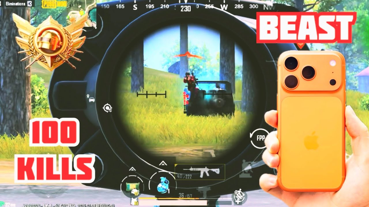 PUBG Mobile Gameplay on iPhone 17 Pro Max 🔥 | Ultra Smooth Performance