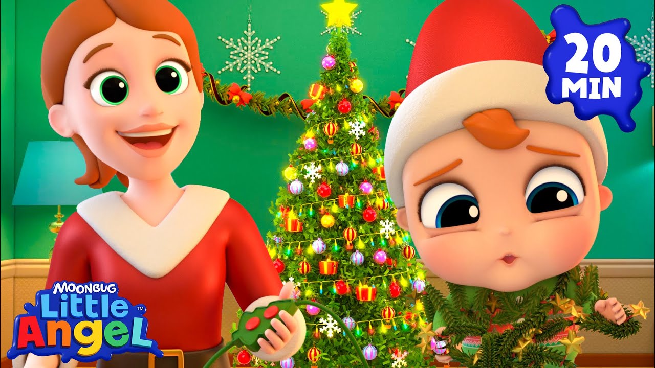Getting Ready For Xmas All Togheter 🌲❄️ | Fun Sing Along Songs by @LittleAngel Playtime
