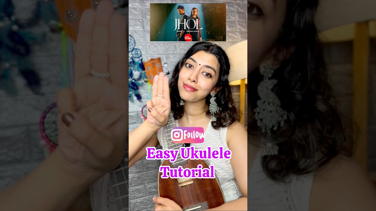 JHOL - COKE STUDIO | EASY UKULELE TUTORIAL | #jhol #trending #ukuleletutorial