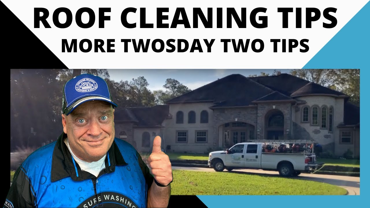 SOFT WASH TIPS for ROOF CLEANING
